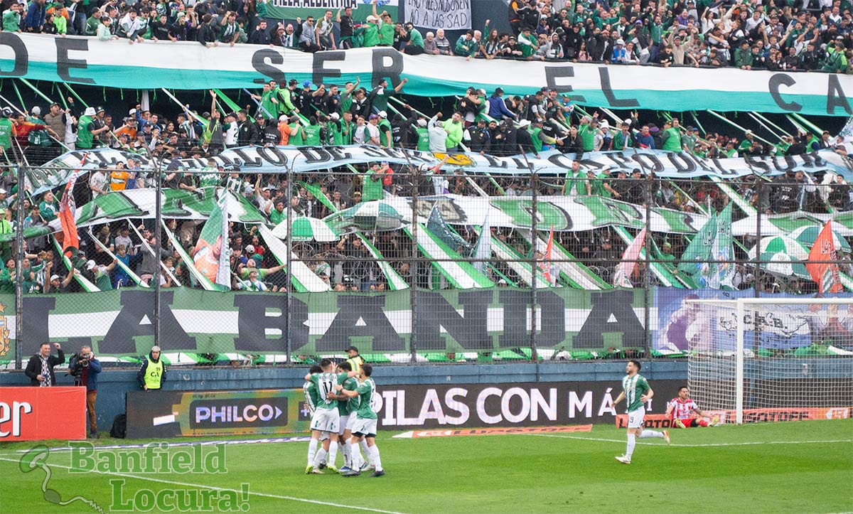 banfield anota el 1 a 0 parcial ante talleres de escalada