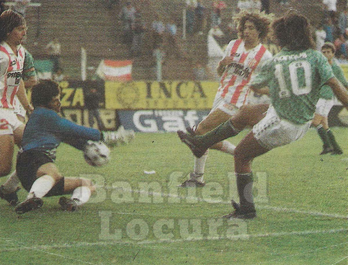 banfield y talleres de escalada en el último enfrentamiento por el nacional b en el año 1993