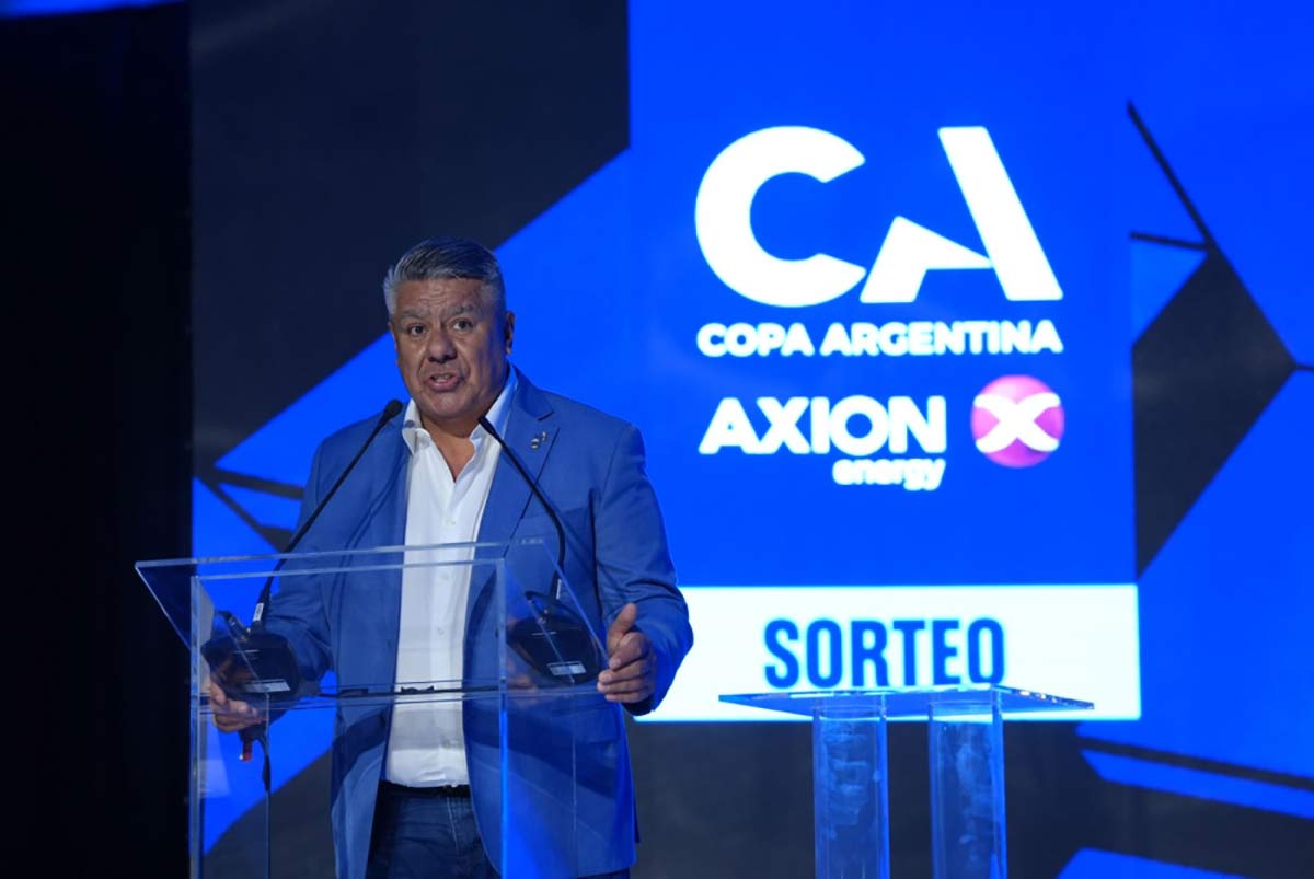 chiqui tapia realiza el sorteo de la primera copa de la liga 2025