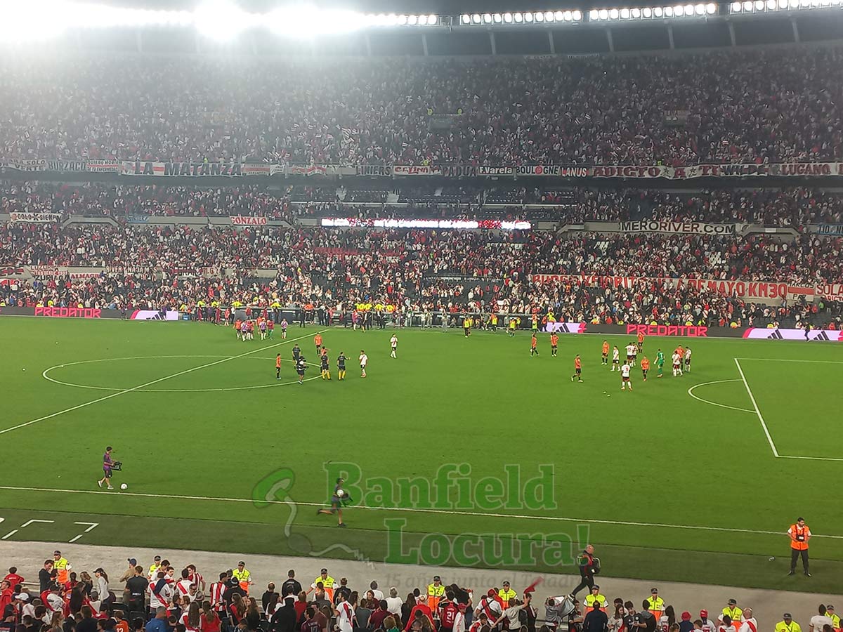 final del partido entre river y banfield por la fecha 20 del torneo 2024