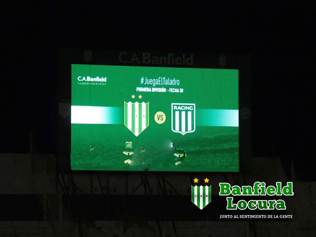 cartel de banfield racing historico
