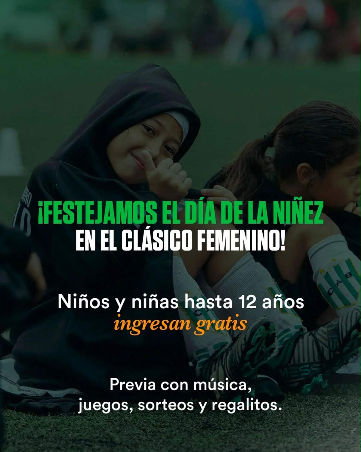 banfield flyer del dia de la ninez futbol femenino