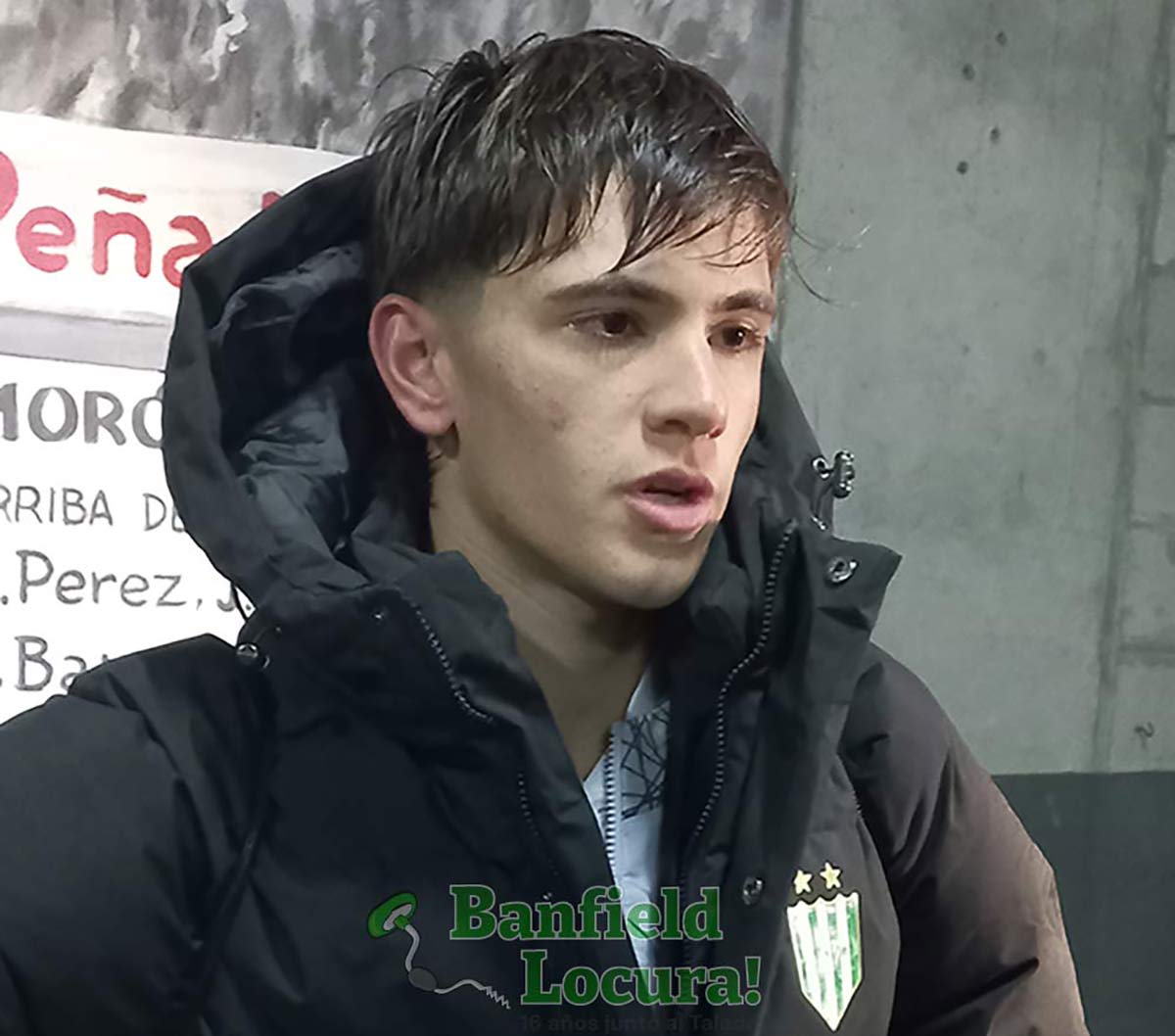 tiziano perrota en su debut como titular en la primera de banfield