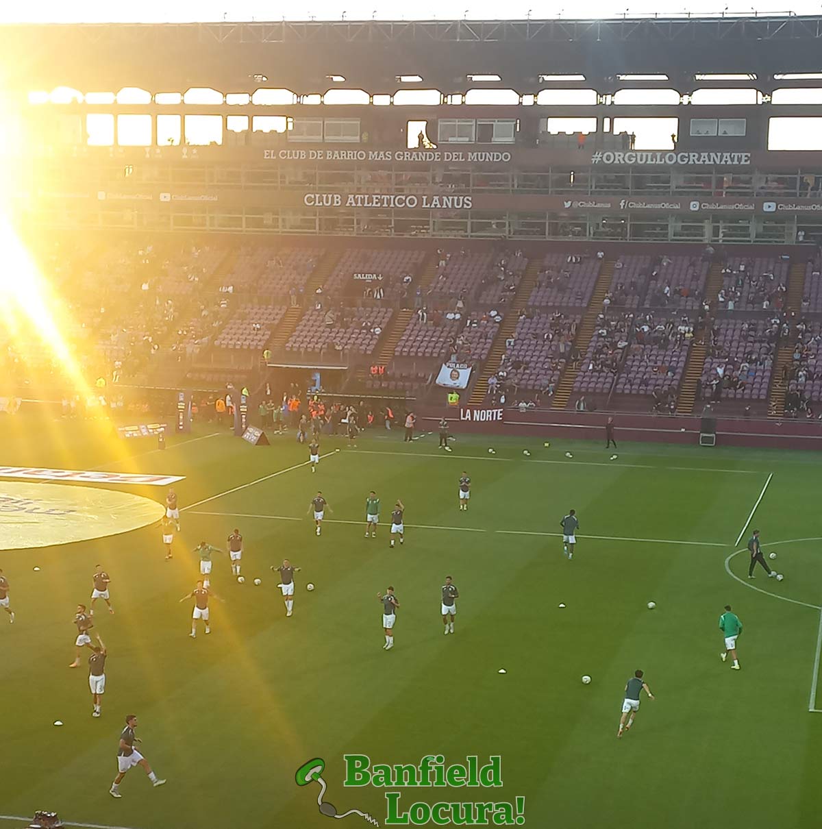 banfield visitanndo a lanus